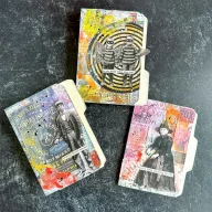   Tim Holtz Halloween Sticker Book spirálos matricakönyv Idea-ology – 22,2 × 12,1 cm (484 matrica)