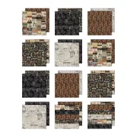   Tim Holtz Halloween Palette Collection scrapbook papírkészlet 12" (30,5 cm) Idea-ology (12 lap)