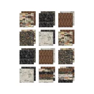   Tim Holtz Halloween Palette Collection scrapbook papírkészlet 8" (20,3 cm) Idea-ology (12 lap)
