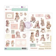 Prima Marketing Christmas Blush Chipboard Stickers – 46 db