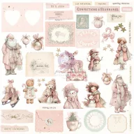   Prima Marketing Christmas Blush Frosty Memories ephemera – 100 db