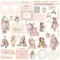 Prima Marketing Christmas Blush Frosty Memories ephemera – 100 db