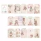 Prima Marketing Christmas Blush Tag Pad papírcímke tömb – 40 db