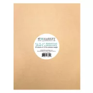   49 and Market Essential kraft alapkarton 8,5" × 11" (21,6 × 27,9 cm) (20 lap)