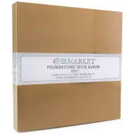   49 and Market Foundations interaktív scrapbook album 12" (30,5 cm) – kraft (1 db)