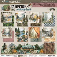   49 and Market Campfire Memories scrapbook papírkészlet 12" (30,5 cm) – Dennis Bruton (8 lap)
