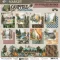 49 and Market Campfire Memories scrapbook papírkészlet 12" (30,5 cm) – Dennis Bruton (8 lap)