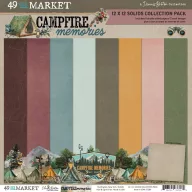   49 and Market Campfire Memories alapkarton scrapbook papírkészlet 12" (30,5 cm) – Dennis Bruton (8 lap)