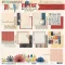 49 and Market Mouse & Co. scrapbook papírkészlet 12" (30,5 cm) – Michelle Coleman (8 lap)