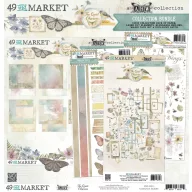   49 and Market The Quiet Observer scrapbook kollekciócsomag felvarróval – Arthouse Whimsy (1 csomag)