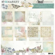   49 and Market The Quiet Observer scrapbook papírkészlet 12" (30,5 cm) – Arthouse Whimsy (8 lap)