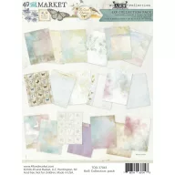   49 and Market The Quiet Observer scrapbook papírkészlet 6" × 8" (15,2 × 20,3 cm) – Arthouse Whimsy (27 lap)