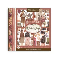  Stamperia Our Way kaparós matrica készlet / Rub-On Assortment – 15,5 × 15 cm, 6 ív
