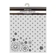   Stamperia Cozy Family / meghitt család vastag stencil – 20 × 25 cm – Together minta