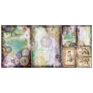   Finnabair Time Whispers dekupázs papír A3 Decoupage Fiber (3 ív)