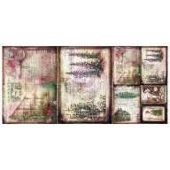   Finnabair Mechanical Orchard dekupázs papír A3 Decoupage Fiber (3 ív)