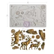   Finnabair Forest Spirits szilikon öntőforma 5" × 8" (12,7 × 20,3 cm) Decor Mould (1 db)