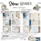 Craft O'Clock Scrapbook papírkészlet 8" (20,3 cm) Snow Game Mix Paper Set (24 ív)