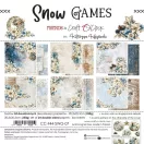 Craft O'Clock Scrapbook papírkészlet 8" (20,3 cm) Snow Game Mix Paper Set (24 ív)