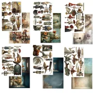   Alchemy of Art In the Land of Art A4 Art Journal & Collage Book – 32 oldal