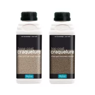   Polyvine Craquelure System kétlépcsős repesztőlakk rendszer – Base Coat + Top Coat (2×500 ml)