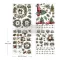 Re-Design with Prima Home For The Holidays Transzfer fólia 8,5"×11" (21,6×27,9 cm) Middy Plus Transfers (4 ív)