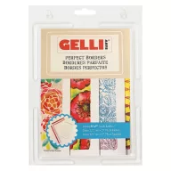   Gelli Arts Perfect Borders készlet 4"×6" géllemezzel 5"×7" képeslapokhoz (2 részes)
