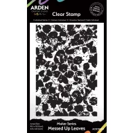  Arden Creative Studio Maker Series Messed Up Leaves háttérbélyegző 4×6″ (10,2×15,2 cm) – 1 db