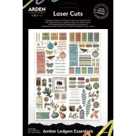   Arden Creative Studio Amber Ledgers Essentials lézervágott kivágatok – 108 db