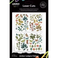   Arden Creative Studio Amber Ledgers Foliage lézervágott kivágatok – 85 db