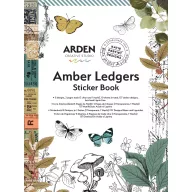   Arden Creative Studio Amber Ledgers matricakönyv – 10 lap, 137 matrica