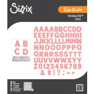 Sizzix Thinlits vágósablon Mini Bold Alpha