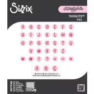 Sizzix Thinlits vágósablon Alphabet Beads (34 db)