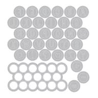 Sizzix Thinlits vágósablon Alphabet Beads (34 db)