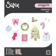 Sizzix Thinlits vágósablon Holiday Cheer (15 db)