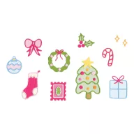 Sizzix Thinlits vágósablon Holiday Cheer (15 db)