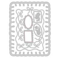 Sizzix Thinlits vágósablon Loops, Bows & Frames (12 db)