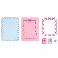Sizzix Thinlits vágósablon Loops, Bows & Frames (12 db)