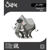   Sizzix Thinlits Mini Colorize vágósablon Clarence (11 db) – Tim Holtz
