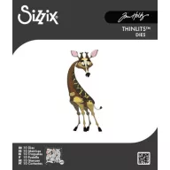   Sizzix Thinlits Mini Colorize vágósablon Gertrude (9 db) – Tim Holtz