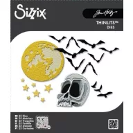   Sizzix Thinlits vágósablon Vault Moonlight Scare (25 db) – Tim Holtz