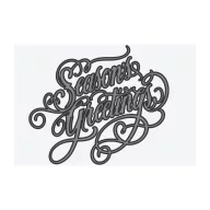   Sizzix többszintű Texture Fades A6 (10,5 × 14,8 cm) domborítómappa Vault Seasons Greetings (1 db) – Tim Holtz