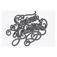   Sizzix többszintű Texture Fades A6 (10,5 × 14,8 cm) domborítómappa Vault Seasons Greetings (1 db) – Tim Holtz