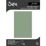   Sizzix 2D Texture Fades A5 (14,8 × 21 cm) domborítómappa Vault Dots (1 db) – Tim Holtz