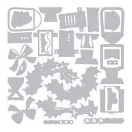   Sizzix Thinlits vágósablon Yuletide Harvey (26 db) – Tim Holtz