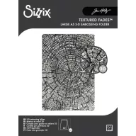   Sizzix 3D domborítómappa A5 (14,8 × 21 cm) Tree Rings (1 db) – Tim Holtz