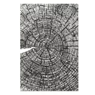   Sizzix 3D domborítómappa A5 (14,8 × 21 cm) Tree Rings (1 db) – Tim Holtz