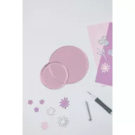   Sizzix kör alakú vágólapok Ø 3 1/2" (8,9 cm) / Ø 5" (12,7 cm) lila (2 db)