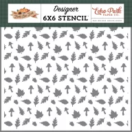   Echo Park Feels Like Fall Autumn Scatter stencil – 6" (15 cm), 1 db