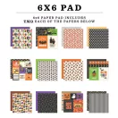 Echo Park Halloween Parade scrapbook papírkészlet – 6" (15 cm), 24 lap